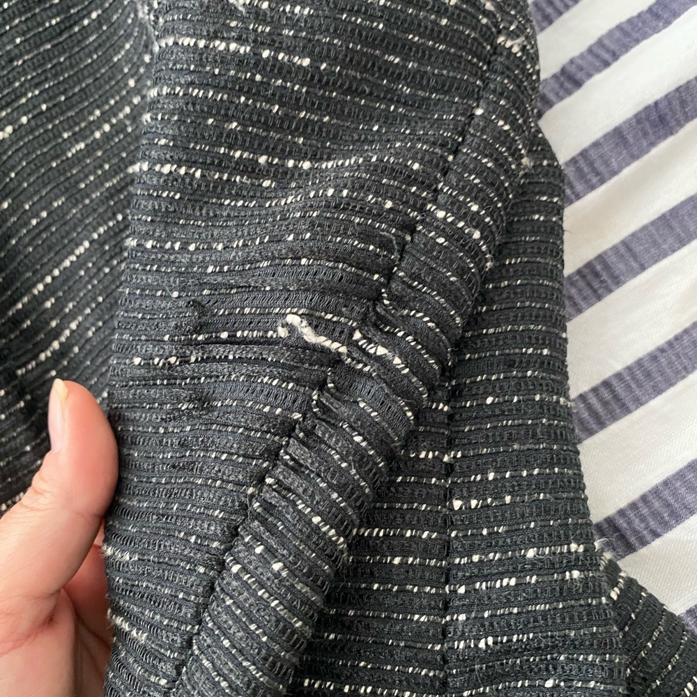 Beautiful Textured Asymmetrical One Button Blazer - image 4